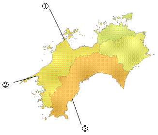 地図（四国）