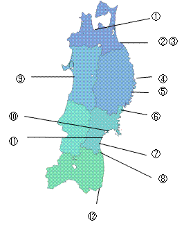 地図（東北）